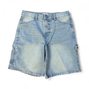 refuge light blue jorts